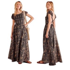 NWT Free People Ultraviolet Maxi Dress